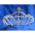 Mais recente design coroa pente rosa pageant tiaras venda coroa sunglass tiara atacado